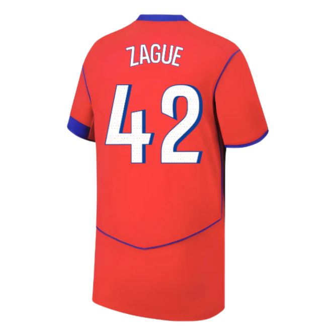 2025-2026 PSG Third Shirt (Kids) (Zague 42)-Vantage Point Soccer